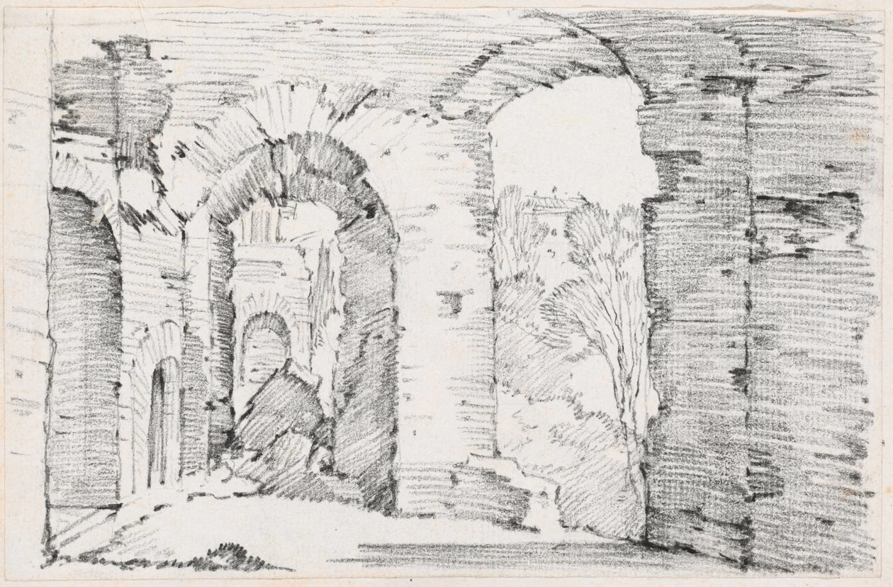 Passaggi ad arco di un edificio in rovina - National Gallery of Art